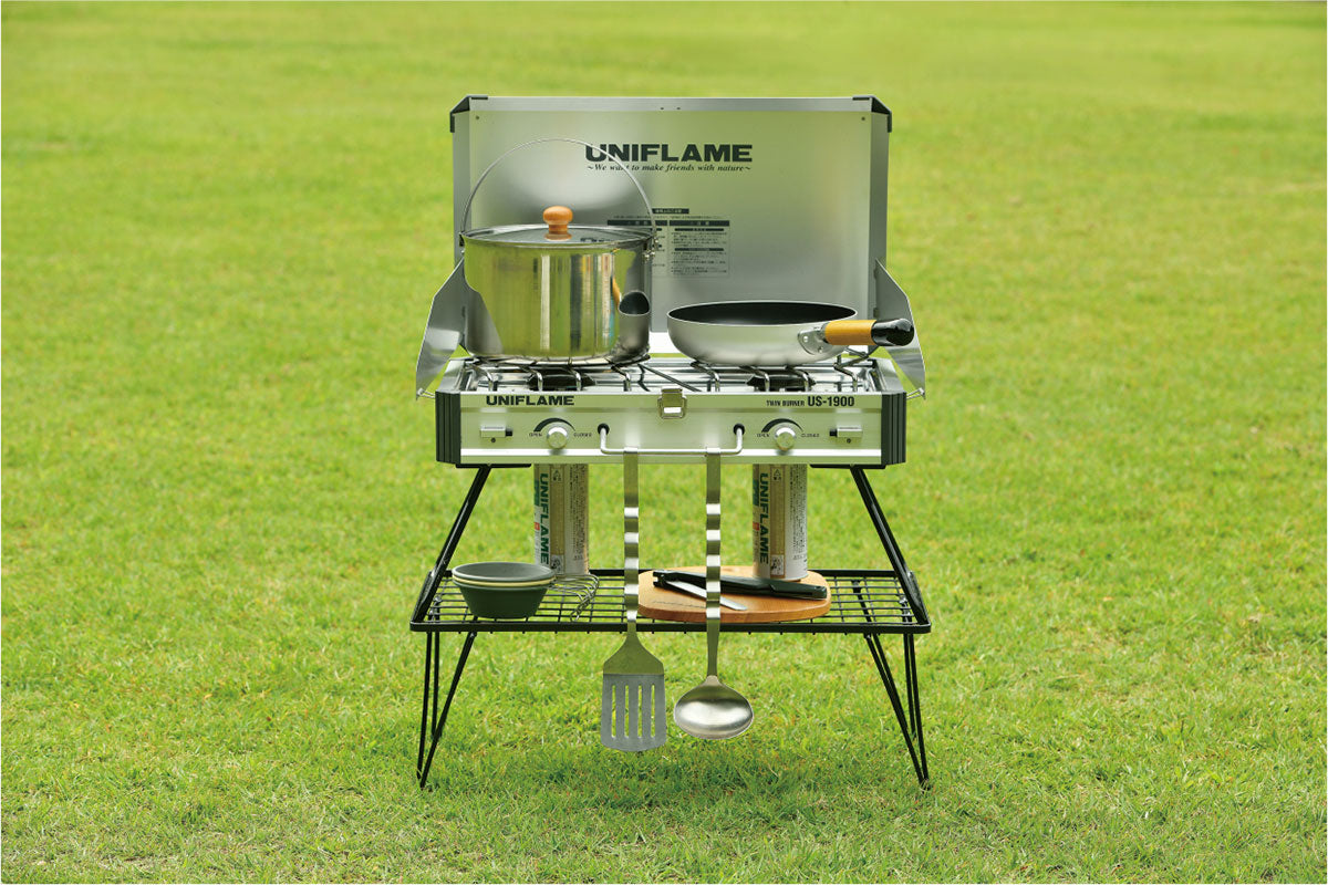ストーブ/コンロ UNIFLAME - UNIFLAME US-1900 UNI FLAME Twin Burner US-1900 Two Burner Gas Camp Stove | eBay
