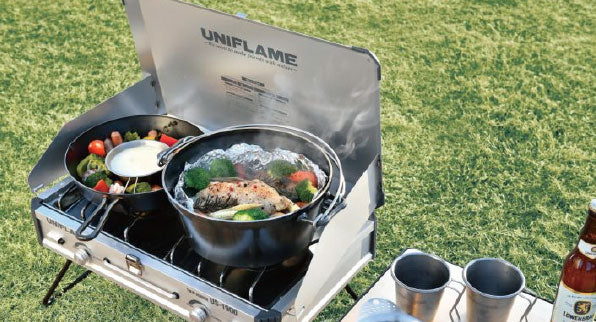 Uniflame Twin Burner US-1900 2 Burner Butane Stove – Camping Gears PH