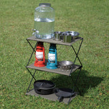 Bundok Foldable Camping Rack Stylish Camping shelf