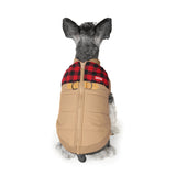 Charlie's Backyard Harness Jacket for Dogs (Beige Check)