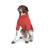 Charlie's Backyard Plain Hoodie for Dogs (Brick Red)