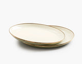 Barebones Living Enamel 2 - Tone Deep Plate Set