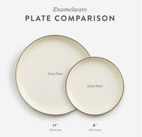 Barebones Living Enamel Plate set of 2