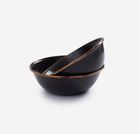 Barebones Living Enamel 2-Tone Bowl Set