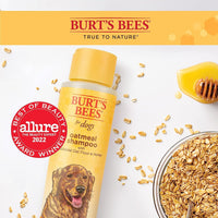 Burt's Bees for Pets Oatmeal Dog Shampoo | With Colloidal Oat Flour & Honey | Moisturizing & Nourishing, Cruelty Free, Sulfate & Paraben Free, pH Balanced for Dogs - Made in USA, 16 Oz