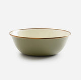 Barebones Living Enamel 2-Tone Bowl Set