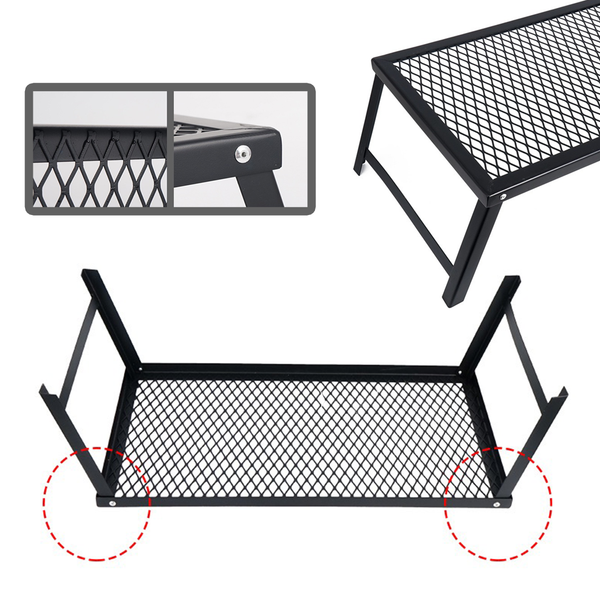 Table Storage Mesh Everest Camp Foldable Steel Mesh Table – Camping Gears PH