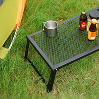 Everest Camp Foldable Steel Mesh Table