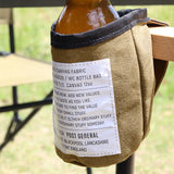 Post General Waxed Canvas Bottle Bag