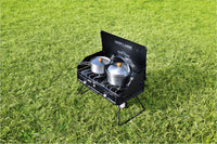 Uniflame Twin Burner US-1900 Black Ltd