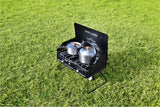 Uniflame Twin Burner US-1900 Black Ltd