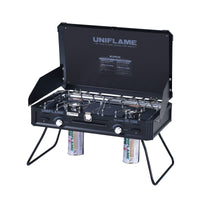 Uniflame Twin Burner US-1900 Black Ltd