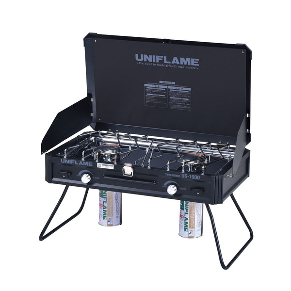 Uniflame Twin Burner US-1900 Black Ltd