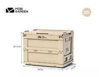 MobiGarden Folding Storage Box Portable Equipment Collapsible Storage trunks for Camping Outdoor Picnic