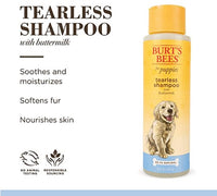 Burt's Bees for Dogs Natural Tearless Puppy Shampoo with Buttermilk | Shampoo for Dogs and Puppies | Puppy Shampoo Gentle on Skin and Fur | Cruelty, Sulfate & Paraben Free - Made in USA, 16 Ounces