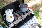 Tani Camping 2 Burner Stove with Grill