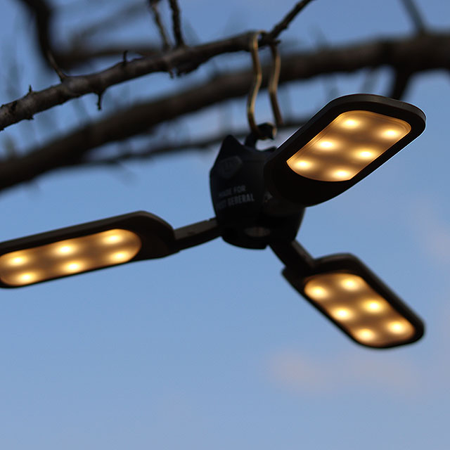 Tri Panel Led Post General Tri-Panel Solar Charged Led Light – Camping Gears PH